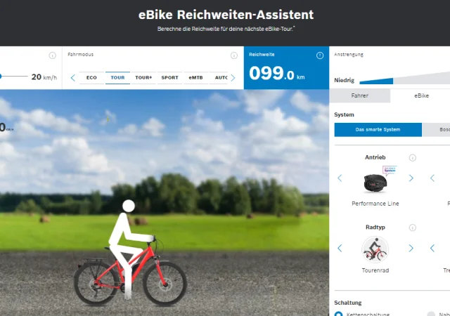 Reichweiten Assistent